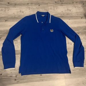 Designer Kenzo Polo Longsleeve Shirt